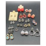 VINTAGE FASHION JEWELRY EARRINGS