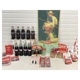 BOX LOT NOS COCA-COLA ITEMS 1988 ELVIS PRESLEY