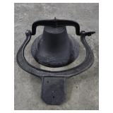 Vtg Large Cast Iron Bell Independence 1776