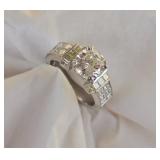 Platinum & Diamond Engagement Ring 2.1ct Solitaire