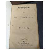 Antique German hymnal, Songbook for the