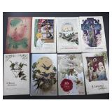 16 Antique Christmas Postcards Walter Wirths