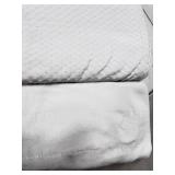 2 Cotton Blankets Gently Used Full/ Queen Size