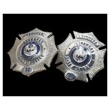 2 Arkansas State Police Badge Lapel Hat Pin