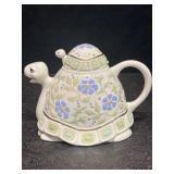 LENOX TEATIME TURTLES TEAPOT