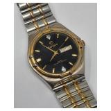 Elgin Diamond Mens Wrist Watch Runs