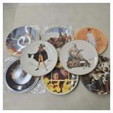 8 GORHAM, ROYAL DEVON  & KNOWLES ARTISAN PLATES