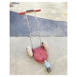 VINTAGE GOLF BAG OR TANK DOLLEY?