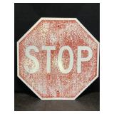STOP SIGN JANKY METAL TRAFFIC SIGN