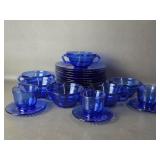 Hazel Atlas Moderntone Cobalt Depression Glass