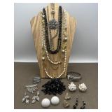 Black & White Costume Jewelry
