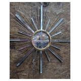 Sun Burst Decorative Mirror (two slender pcs have