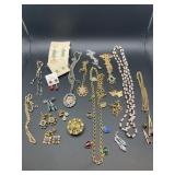 FASHION JEWELRY NECKLACES, EARRINGS & BROOCHES