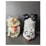 McCoy Panda & Belmont Lion Cookie Jar