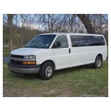 2011 Chevy Express 3500 15 Passenger / Cargo Van