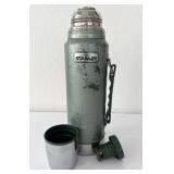 Vintage Aladdin Stanley 1 Qt Green Steel Thermos