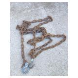 14 FT. LOG CHAIN W/ NEW HOOKS
