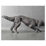 Bronze Dog Sculpture After Bruno Tornati