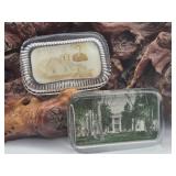 Vtg Glass Paperweight Rev Wiles Andrew Jackson