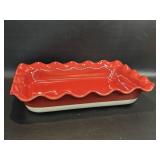 Emile Henry French Red Stoneware Baking Dish