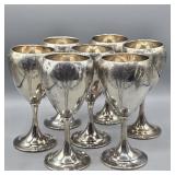 7- 4oz INTERNATIONAL STERLING SILVER WATER