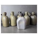Vintage US Military 1qt Canteens +