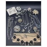 FASHION JEWELRY NECKLACES, BROOCHES, EARRINGS &
