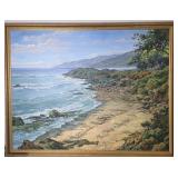 ' Marina En Macuto ' Signed Landscape Art