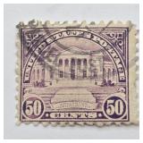 1931 50 CENT ARLINGTON AMPHITHEATER U.S. POSTAGE