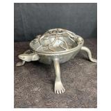 METAL ART TURTLE BOWL/DISH FROM PHILIPPINES FOR I