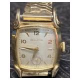 VINTAGE BULOVA LI EXCELLENCY 10K GOLD PLATE CASE