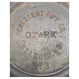 OZARK NO. 3 CAST-IRON 6 IN. SKILLET CRESCENT