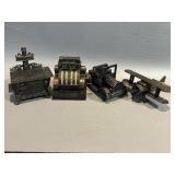 Vintage Die-Cast Metal Mini Pencil Sharpeners