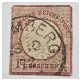 1874 GERMAN REICH BRUSTCHILD SHEILD 1 GROSHEN