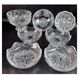 Lot of Russian Crystal Bowls