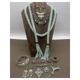 Rhinestones & Faux Pearls Costume Jewelry