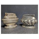 Vintage Ronson Silver Plated Table Lighters,