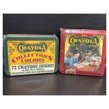 2 Vintage Crayola Collectors Tins Sealed 1990 &