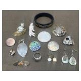 Mother of Pearl Shell & Abalone Jewelry