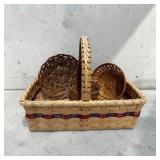 Handwoven Basket Split Oak ? w/ Modern Baskets