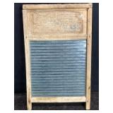 CUPPLES GOOD HOUSE KEEPERS GLASS WASHBOARD