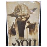 STAR WARS YODA MAY THE FORCE BE WITH YOU POSTER