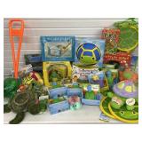 Large Lot of NOS Turtle Toys & Games , Vintage