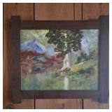 Signed Sandy Anderson Landscape Painting