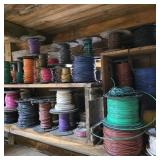 Large Lot of Electrical: Wire on Spools