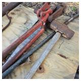 Drum Opener, Sledgehammer, & Bar Lot