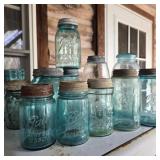 Lot of Antique Jars w/ 3rd L Ball Jar