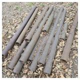 Stack of 4' Iron Pipes