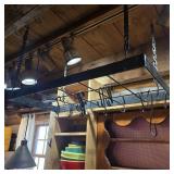 Ceiling Mount Wrought Iron Pot Rack