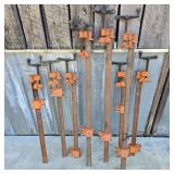 7 Jorgensen Metal Bar Clamps